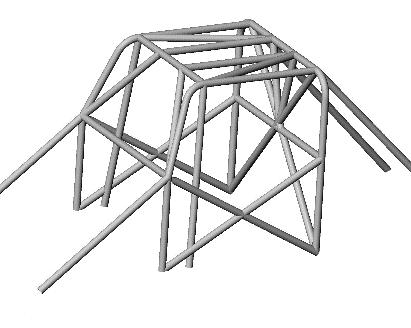 Takkryss kan kombineras med de två längsgående rören med minst 40cm cc-mått och max 65cm cc-mått med tillhörande takplåt eller ett kryss från de yttre hörnen