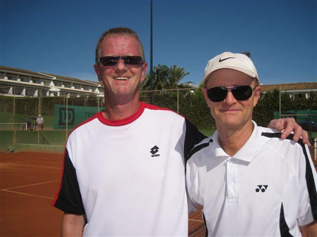 Svenska tennisveteraner på Mallorca - läget den 13 oktober 2009 kl 2230 Andra tävlingsdagen, tisdagen den 13 oktober, är avslutad.