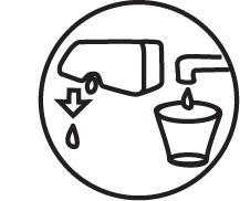 Töm spillvattentanken genom att öppna tömningsventilen med strömbrytaren. Innehållet i spillvattentanken rinner ut under husvagnen.