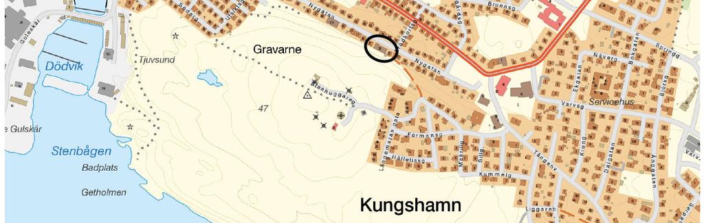 Fastigheterna ligger inom detaljplanen Stadsplan för Gravarne och Bäckeviks municipalsamhälle (14- GRA-8), fastställd 1935-02-22, vars bestämmelser föreslås att fortsatt gälla.
