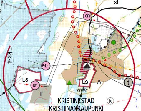 1-8 Landskapsfullmäktige vid Österbottens förbund godkände landskapsplanen 29.9.2008. Planen fastställdes av miljöministeriet 21.12.2010. Bild 3. Utdrag ur Österbottens landskapsplan.