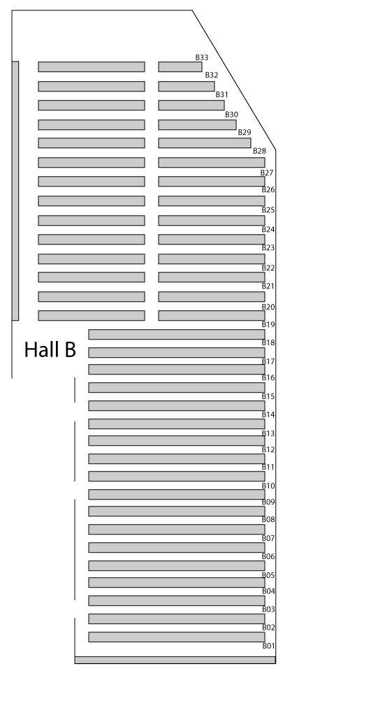 I figur 7 visas hall B där Kund 1 även till viss del har sitt lager. I gång ett, två och tre så finns en del plockplatser och i resterande lagret förvaras helpall.