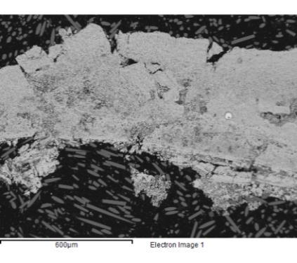 from 16Mo3 steel sample after