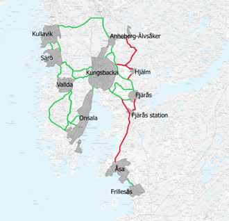 4 Brister i gångoch cykelvägnätet För att på ett strukturerat sätt ta fram de mest prioriterade stråken har alla utpekade brister kartlagts.