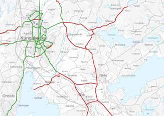 Från Kungsbacka når man Hjälm via en gång- och cykelväg utmed Hällingsjövägen (V974) som vid Höglandavägen övergår till en länk med blandtrafik fram till Hjälm.