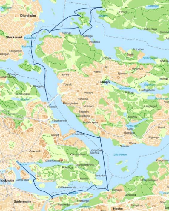 4(9) Förlängd linjesträckning Trafikförvaltningen har inom den strategiska pendelbåtsutredningen (TN 2017-1363) analyserat befintliga linjer 80 och 81 och en framtida linjedragning i samband med att