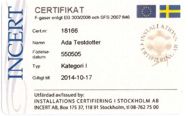 Certifikat i A4-format skickas inte länge ut utan kan laddas hem