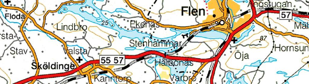 Flen-Valla området, vilket omfattar en bigren av Nyköpingsån som avvattnar ett relativt stort