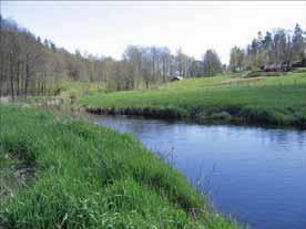 Befintligt skydd Nedre delen av ån (ca 3 km) ingår i område av riksintresse för naturvård (NRO14171, Viskans och Surtans dalgång). (www.gis.lst.