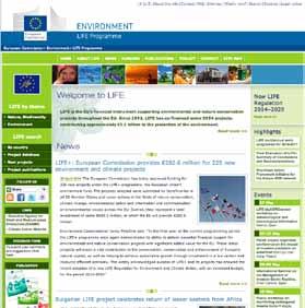 Ytterligare information: Life-programmets webbplats: http://ec.europa.