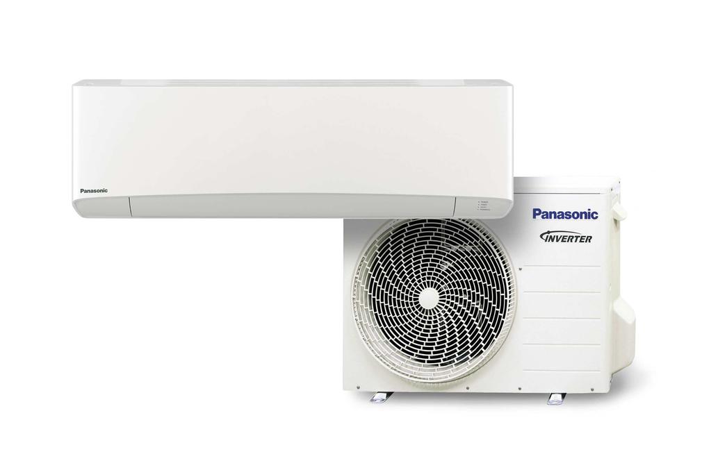 AQS/Panasonic Z-_TKEA 5 storlekar 2,6 6,7 kw (LK) 5,4 9,9 kw (VP) Luftkylda luftkonditioneringsaggregat* med innedel för montering på vägg * Aggregatet är utrustat med både kylfunktion och