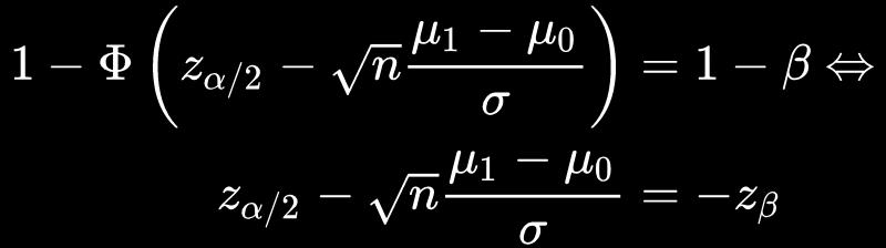 Styrkan 80 % (β=0.