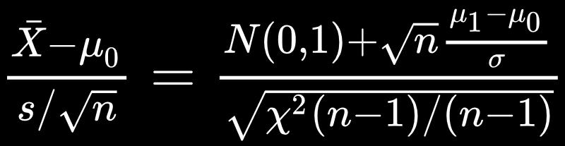 icke-centralitets-parameter Om μ=μ1, gäller alltså