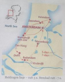 Dagen avslutades med en båttur till Volendam.