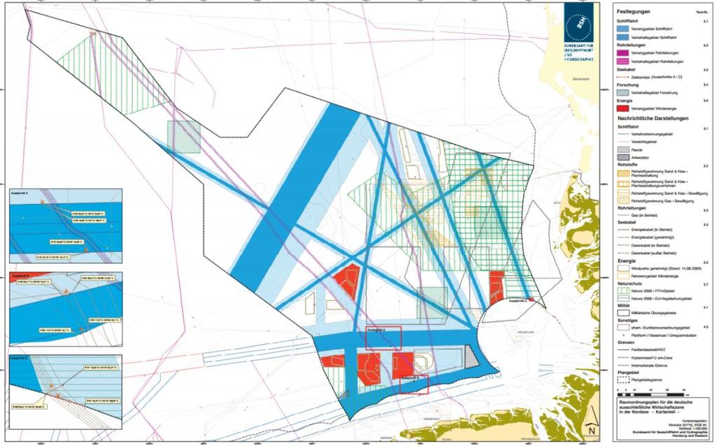 Planernas form och innehåll Mest lämpliga användningen av havsområden avvägningar mellan allmänna intressen krav på fungerande ekosystem sätter