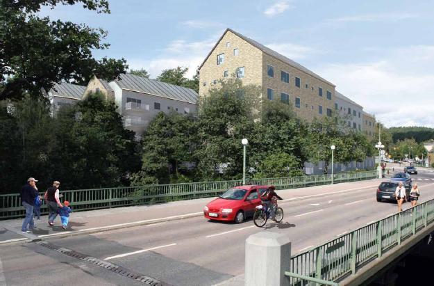 10 Bostäder vid Torpskolan I planprogrammet för Lerums centrum redovisades avsikten att bygga 40-45 lägenheter norr om Säveån på Torpskolans område.