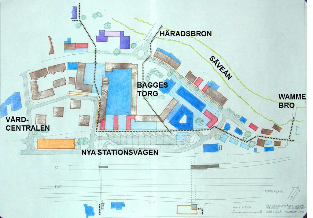 18 Cirkelns förslag för stationsområdet Paneringen av stationsområdet är mycket angeläget mot bakgrund av den prioritering av åtgärder i centrum som vi ser som nödvändig: 1 Parkering 2 Bostäder 3