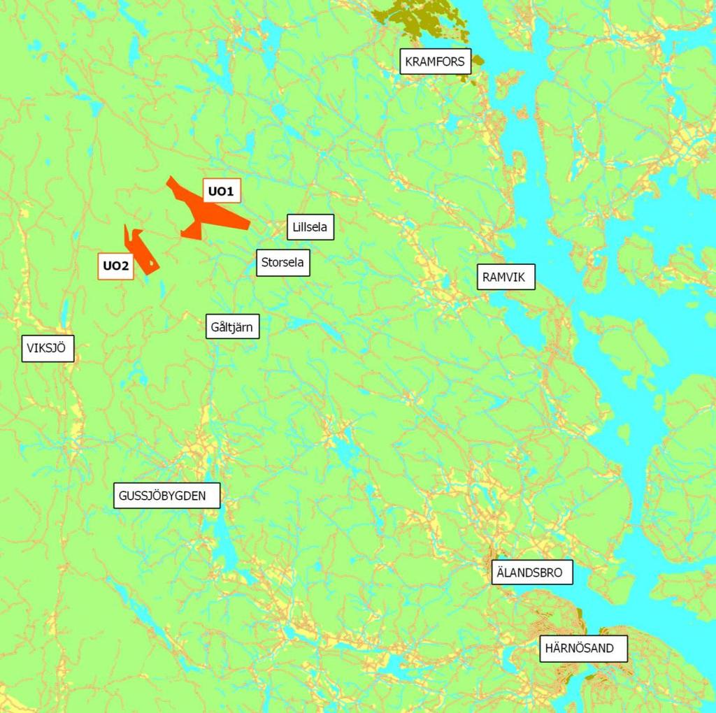 Inledning Inför planerna på en vindpark inom området Björnlandhöjden III i Högsjö och Viksjö socknar i Härnösands kommun, Västernorrlands län har Pöyry SwedPower AB låtit genomföra en frivillig