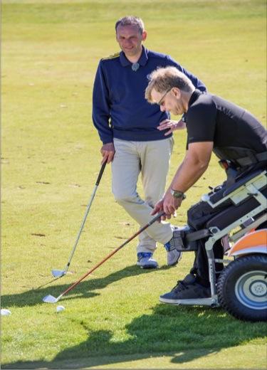 Handigolf-Se möjligheter Materialet Bok Webbsida Handledning till utbildningsmaterial