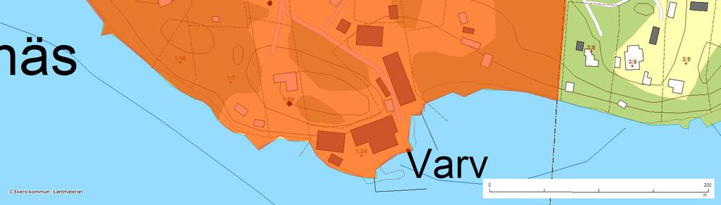 Sammanlagt föreslås därför drygt 20 fastigheter ingå i detaljplanen och att dessa ansluts.