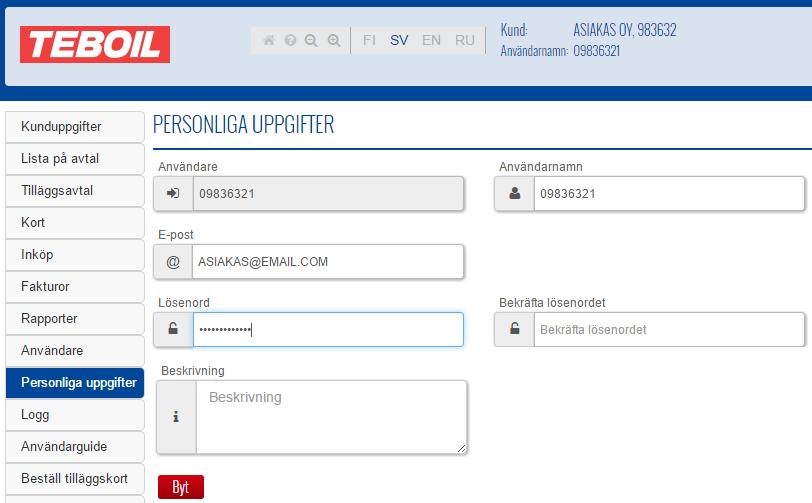 + Nytt lösenord skickas till din e-postadress. Vi rekommenderar att du byter lösenordet efter att du har mottagit det per e-post.