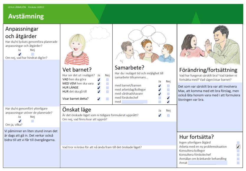 och planering VILA - Syfte och organisation VHKONTAKT - Hallkommunikation SAMLING Organisation och struktur VILA Förutsägbarhet VHKONTAKT - Skriven kommunikation SAMLING Bildstöd och visuella