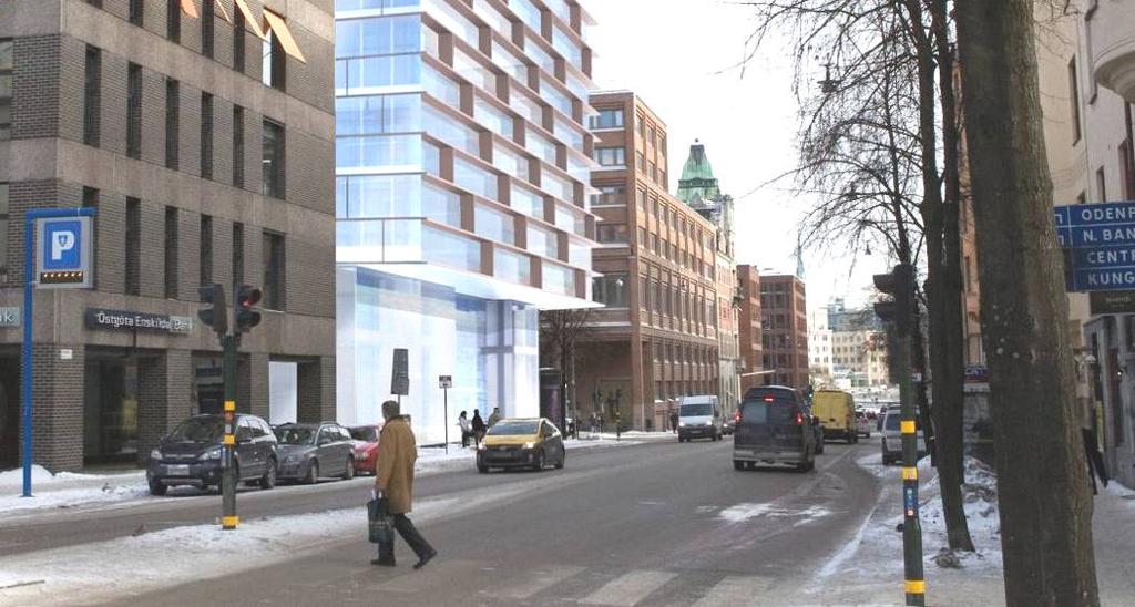 Kontoret bedömer mot denna bakgrund att byggnadens höjd anpassats efter platsens förutsättningar.