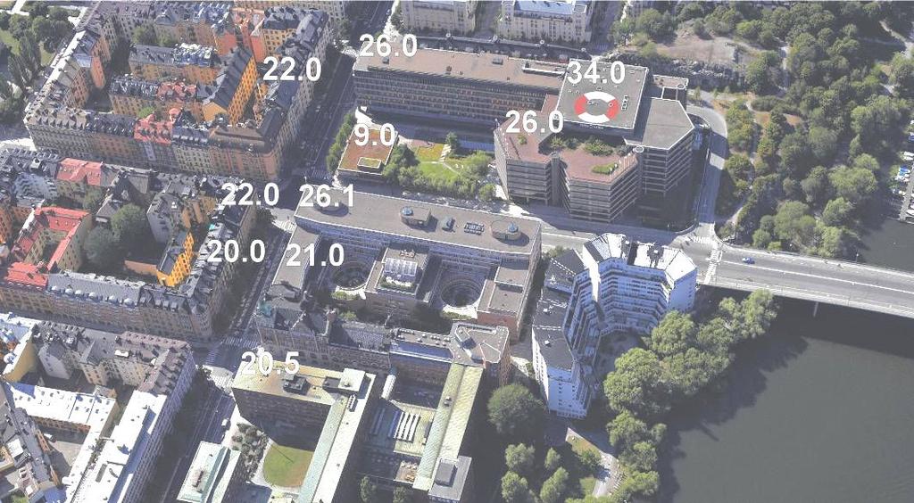 Den tilltagna gatubredden beror på att gatan var tänkt att ingå i den s.k. Rådmansleden. Illustration över den s.k. Rådmansleden med Kungsholmen i förgrunden.