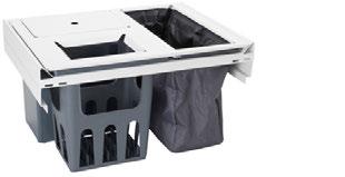 HIDE 800 MATHILDA/HANDYBIN Inkl. 1 x MatHilda, 1x HandyBin, 2 x 12 liter inkl. lock, 1 x 2,8 liter. Utförande Art.