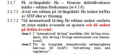 Terräng-DM - bestämmelser Klass P 13 F 13 P 15 F 15 P 17 F 17 P 19 F 19 M 23 (män seniorer) K 23 (kvinnliga seniorer) M35-M75+ (manliga veteraner) K35-K75+ (kvinnliga veteraner) Sträcka 2 000 m 2 000