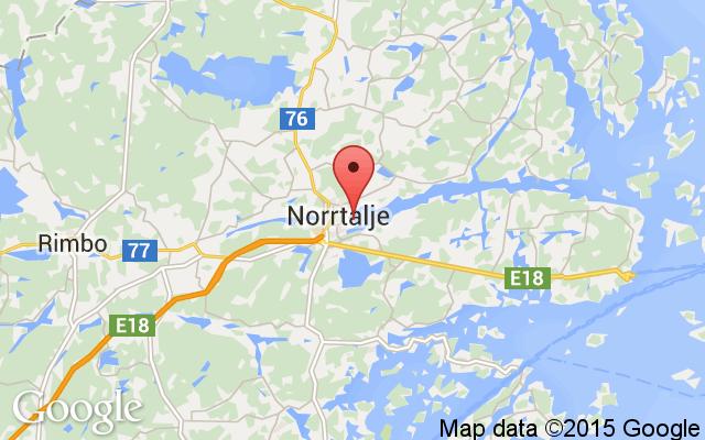 Norrtälje (Gästhamn) Lat: 59 45 23'' N (59.7564) Long: 18 43 19'' E (18.
