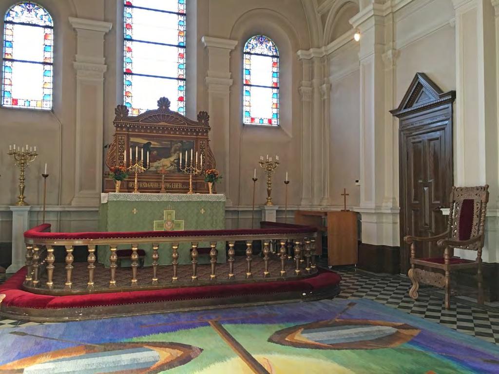 Bilaga 1 Bilder från kyrkorummet före renoveringen Koret före renoveringen, oktober 2016.