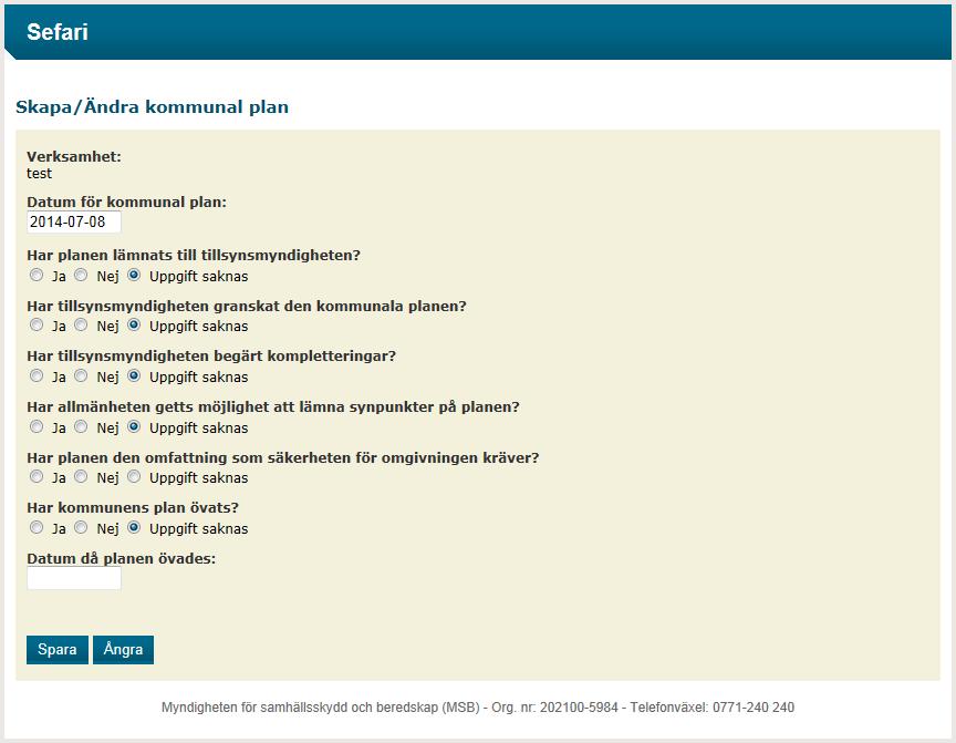 samhällsskydd och beredskap 25 