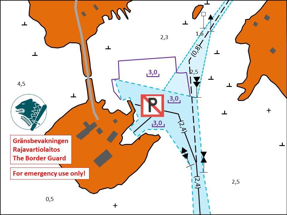 Vallgrunds sjöbevakningsstation Förtöjning endast i nödsituationer och enligt personalens anvisningar och tillstånd!