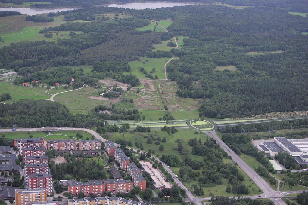 Korsningen mellan Hanstavägen och Vandagatan är idag signalreglerad och måste byggas om när trafiken läggs om under byggtiden.