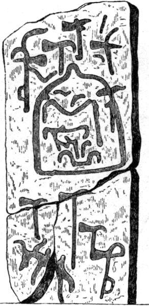 202 OSCAR MONTELIUS. Mångå grafvar i vestra Europa från slutet af stenåldern och öfvergångstiden till bronsåldern äro prydda på liknande sätt.