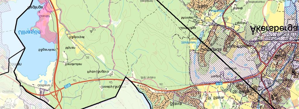 VALLENTUNA Teckenförklaring A1 Områdesindelning med beteckning (se värdebeskrivning) Generellt strandskydd om 100 meter utvidgat till 300 meter från