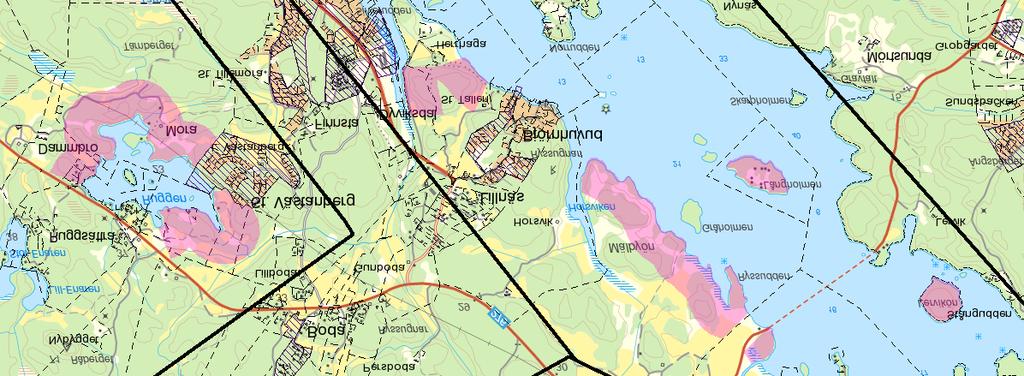 Bilaga 1 Karta 6 (11) ") B ") E Utvidgat strandskydd i Österåkers kommun Tillhör Länsstyrelsens beslut 2014-11-18 för Österåkers