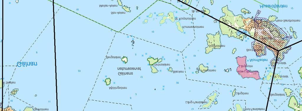 Teckenförklaring A1 Områdesindelning med beteckning (se värdebeskrivning) Generellt strandskydd om 100 meter utvidgat till 300 meter