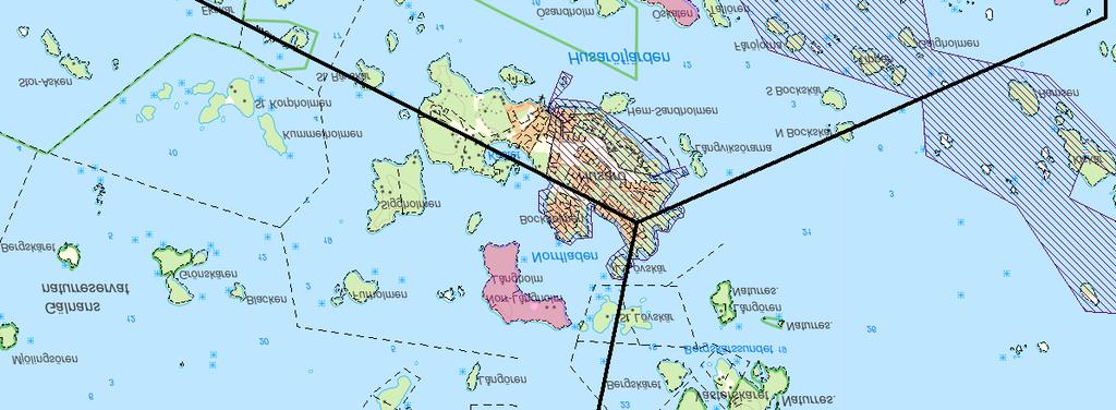 ") G1 Bilaga 1 Karta 11 (11) Utvidgat strandskydd i Österåkers kommun Tillhör Länsstyrelsens beslut 2014-11-18 för Österåkers kommun.