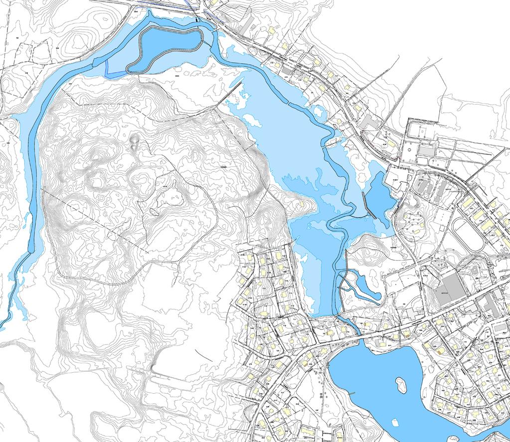 Ilingetorp Etapp 1 (A) 14,3 möh r To n Tors kyrka Bruatorpn Etapp 2 (B) 14,5 möh Hembygdspark lfa rg an at skyddsvall och g/c Al Etapp 1 (C) 14,1 möh Sahara Etapp 2 14,0 möh svägen Ekback befintlig