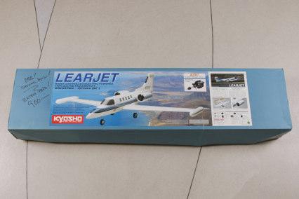 Kyosho, Learjet, EDF Ny i kartong, kan skickas.