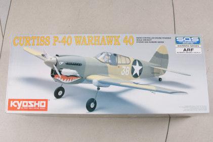 Kyosho, P-40 Warhawk 40 Ny i kartong, kan skickas.
