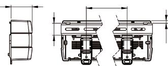 MÅTT OCH DIMENSIONER Trådlös basenhet ICR6 och ICR8 350 Trådlös termostat XCR A 118 82 17 60 62 202 82 8 60 35 Trådlös