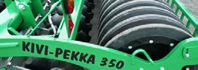 KIVI-PEKKA TALLRIKSHARV Kivi-Pekka kan även användas vid gräsbearbetning. Maskinen är konstruerad för att användas i alla slags förhållanden.
