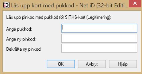 Om du fortfarande inte kan öppna Komkat skickas ett ärende till ehalsosupport@kfsk.se 2.1.2 Byta pinkod Byte av pinkoder till tjänstekortet sker i NetiD.