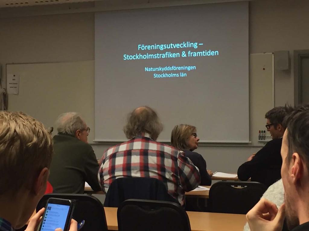 2017-08-29 Projektet Föreningsutveckling - Stockholmstrafiken och framtiden Utbildningsseminarium om utbyggd tunnelbana den 9:e mars 2017 har under 2016 och 2017 genomfört utbildningsseminarier med