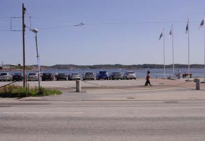 men helt öppet mot havet, ser man Rosvikstorg åt höger och Ångbåtsbryggan och vattenrummet