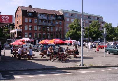 stadens centrum.