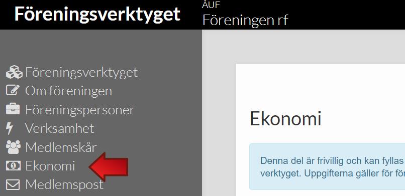 6.3 Radera en medlemskår Steg 1: Klicka på minustecknet efter den medlemskår som ni vill radera, som den röda pilen på bilden nedan visar.